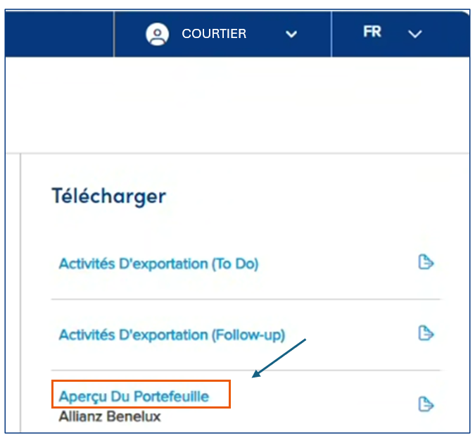 Screenshot Portefeuille Overzicht